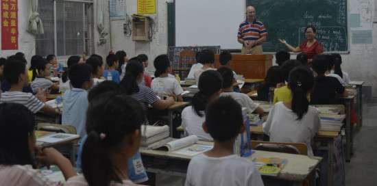 Ron Teaching ESL In China